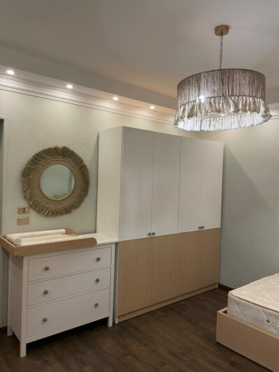 wardrobe with mixed texture