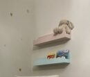 pastel shelves