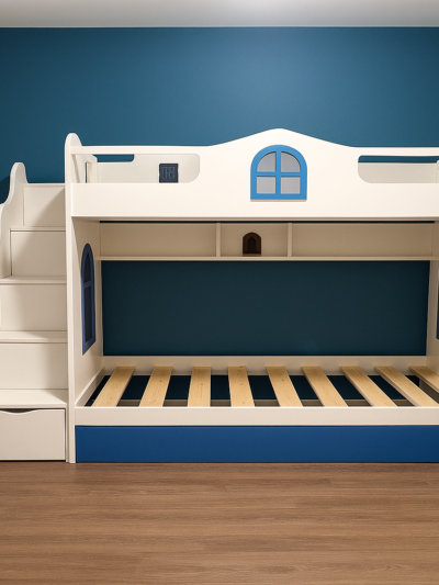 Blue Bunk Bed
