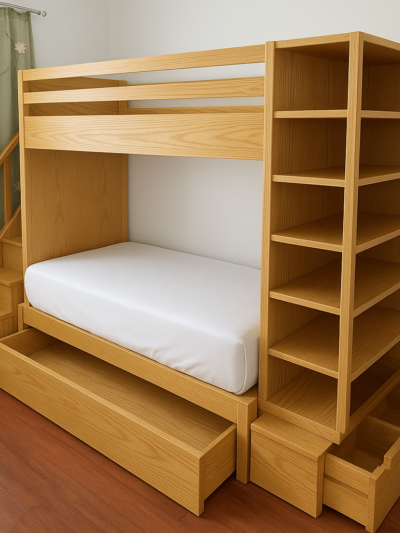 Smart Wood Bunk Bed