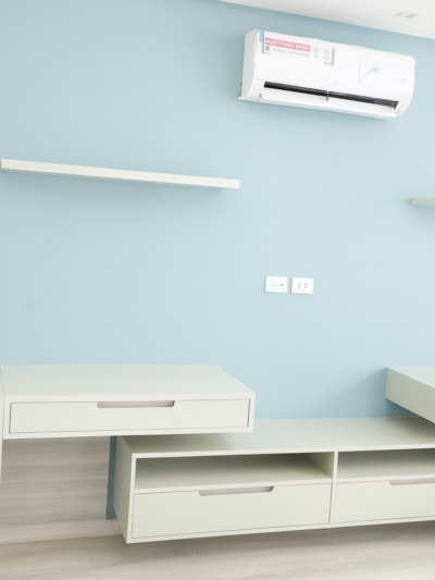 Desk & TV Storage Unit