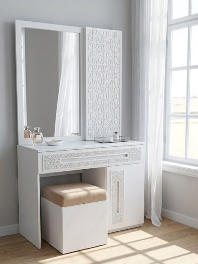 patterned dressing table