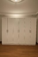 6-Door Modern White Wardrobe