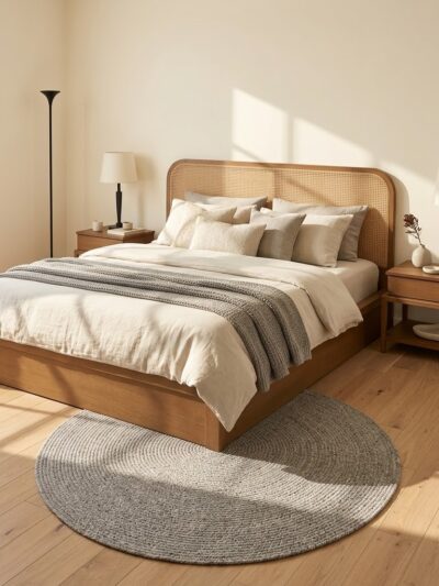Rattan bed