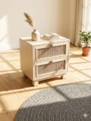 Rattan night stand