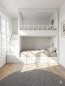White Bunk Bed