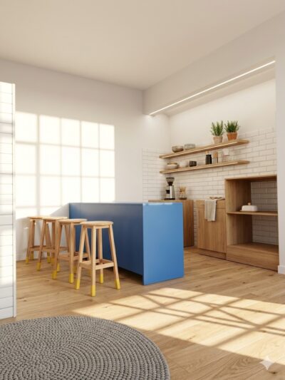 Blue kitchen
