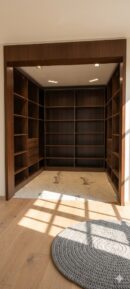 brown dressing room