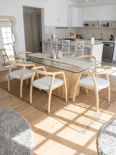 Bamboo dining table