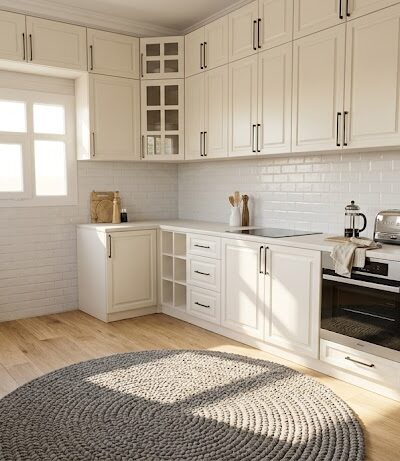 cream kitchen