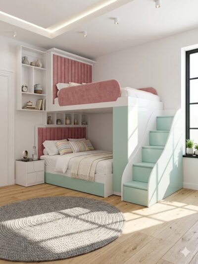 âL-Shaped Bunk Bed