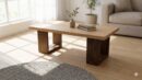 oak center table